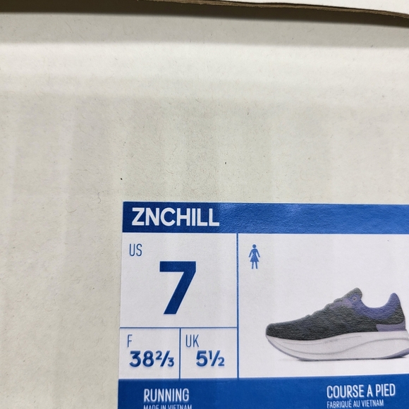 New adidas Znchill Lightmotion+ 'Black Blue White' Women's Running Shoes Size 7 - Picture 9 of 9